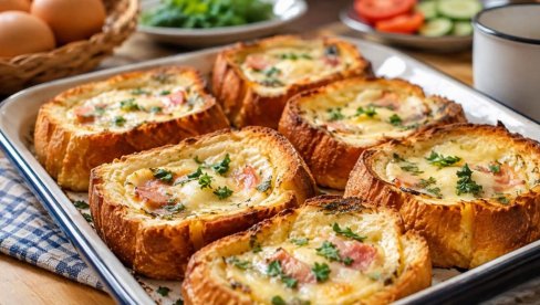 BRZI SRPSKI DORUČAK ZA 1. SEPTEMBAR: Zapečene punjene prženice (RECEPT)