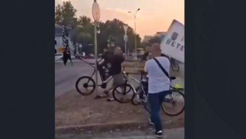 BLOKADERI POTPUNO POLUDELI! Jedan napao nasred ulice, a onda je neko uzviknuo - pa, to su vaši! (VIDEO)