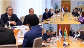 RADUJEMO SE NJIHOVOM UČEŠĆU NA EKSPO 2027: Vučić nakon komemorativnog sastanka, održao važne razgovore sa delegacijama zemalja Nesvrstanih