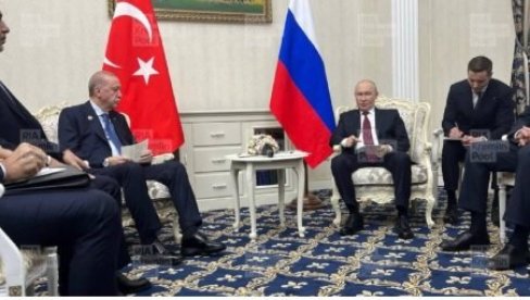 Počeo sastanak Putina i Erdogana u Biškeku na samitu ŠOS