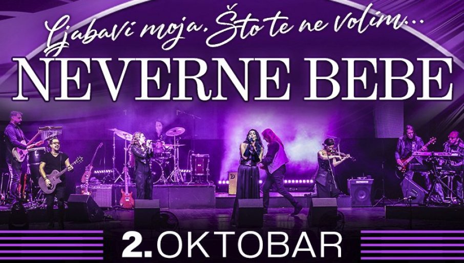 GRUPA NEVERNE BEBE NAJAVILA KONCERT U MTS DVORANI: Uz svirku i poklone fanovima, bend obećao spektakularnu svirku za 2. oktobar