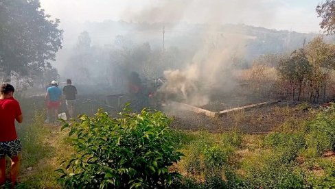 BUKTI POŽAR U SMEDEREVSKOJ PALANCI: Požar na dve lokacije- između Azanje i Selevca i u nehigijenskom naselju