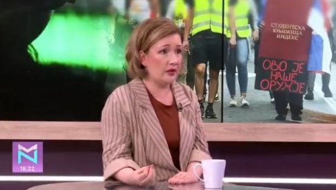 DETEKTOR LAŽI: Blokaderska propagandistkinja zakmečala: Mi smo umorni a Vučić je žilavija zver nego što smo mislili!