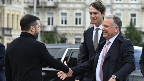 PRVI PUT OD POČETKA RATA: Vitkof i Kušner stigli u Kijev (FOTO)