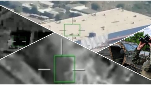 GERANJ PROŽDIRE UKRAJINSKU LOGISTIKU: Rusi objavili jezive snimke moćnog drona koji Ukrajince baca na kolena (VIDEO)
