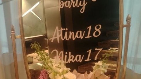 DEKORACIJA IZ SNOVA: Glamur na punoletstvu ćerke Atine JK i Duška Tošića, a 17. rođendana mlađe ćerke Nike (FOTO)