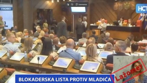 LAŽOMER: Blokaderska lista protiv Mladića