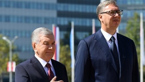 MIRZIJOJEV U BEOGRADU POSLAO SNAŽNU PORUKU VUČIĆU: Vi ste pravi arhitekta odnosa Srbije i Uzbekistana