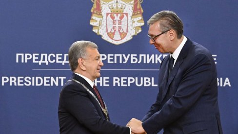 MIRZIJOJEV: Orden Srbije simbol prijateljstva sa Uzbekistanom koje je sve jače