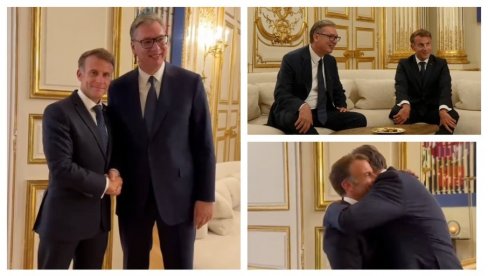 VUČIĆ SA MAKRONOM: Odličan razgovor sa predsednikom Francuske! Snažna podrška Srbiji (VIDEO)