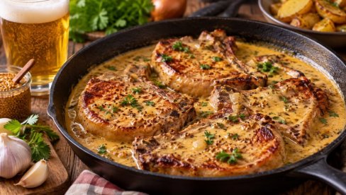 SOČNE KRMENADLE U BOGATOM SOSU OD SENFA I PIVA: Recept koji će vas očarati pri prvom zalogaju