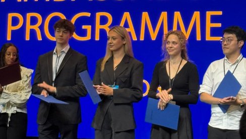 TO SU PRAVI STUDENTI I PRAVA ELITA: Marija Stanković jedina sa Balkana izabrana kao student-ambasador na prestižnom programu u Kopenhagenu