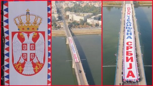 VELIČANSTVENI PRIZORI: Omladina iz Novog Sada slavi Dan zastave i srpskog jedinstva (VIDEO)