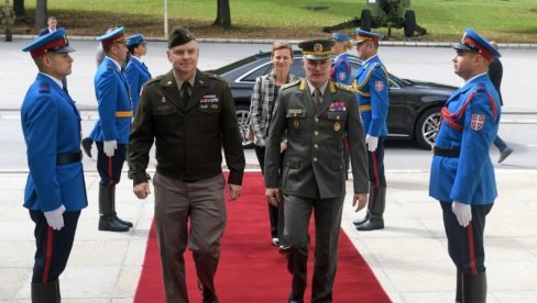 VAŽAN SASTANAK NA ANDRIĆEVOM VENCU: Predsednik Vučić danas sa komandantom Nacionalne garde Ohaja