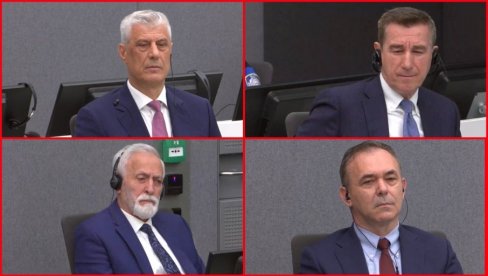 ПОЧЕЛО ИЗРИЦАЊЕ ПРЕСУДЕ ВОЂАМА ЗЛОЧИНАЧКЕ ОВК: Процес против Тачија, Краснићија, Весељија и Сељимија добија епилог (ФОТО/ВИДЕО)
