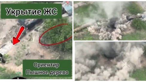РУСКИ ОГАЊ СПРЖИО УКРАЈИНСКИ "ГРАД": Артиљерци разнели најамничко гнездо са вишецевним системом у једном удару (ВИДЕО)