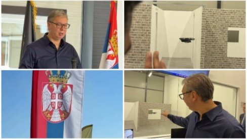 VUČIĆ OTVORIO NOVU FABRIKU DRONOVA: Prikazano dejstvo letelica koje se proizvode u Srbiji (VIDEO)
