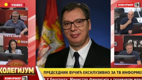 VERNO, ČASNO I ODANO ĆU DA SE BORIM I SLUŽIM SRBIJI Vučić za TV Informer: Čuvamo mir i stabilnost, dobro razumemo svoju ulogu