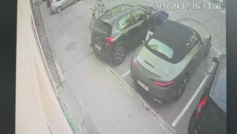 IZBODEN MUŠKARAC U NOVOM SADU: Napadač mu prišao dok je izlazio iz auta - jeziv snimak sa mesta napada (VIDEO)