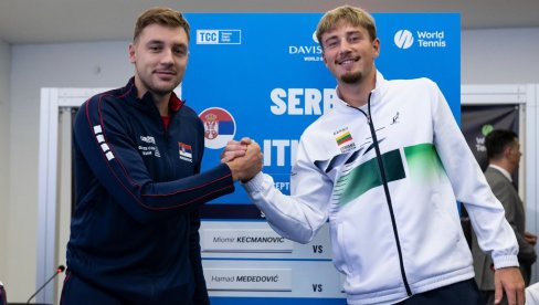 Sada je sve poznato, održan žreb za Dejvis kup, evo ko od Srba kada izlazi na teren Čaira