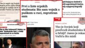 NIJE SLUČAJNO ŠTO ZAGREB PODRŽAVA SRDANOVIĆA: Hrvatski mediji od početka stali uz blokadere