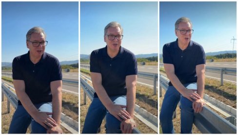 VUČIĆ O NOVOJ SAOBRAĆAJNICI: Mnogo sam srećan jer to menja živote ljudi u Šumadiji
