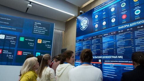 PUTINOVA JEDINSTVENA RUSIJA RAZBIJA OPONENTE: Brutalnih 57,36 odsto glasova na 40 procenata obrađenih glasova