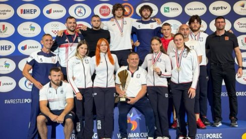 Srpski rvači osvojili pet medalja na Valamar kupu