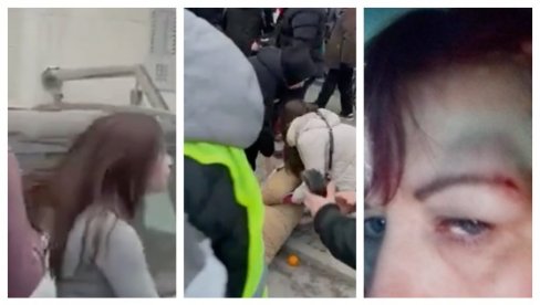 UZNEMIRUJUĆ VIDEO! Blokaderi tukli žene, a sad prete silovanjem - scene nasilja (VIDEO)