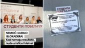 UMESTO POLITIČKIH PORUKA - UMRLICE: Na ulicama osvanuli morbidni blokaderski leci