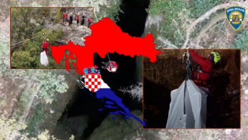 DRAMA U HRVATSKOJ: U jami dubokoj 200 metara pronađen eksploziv iz Drugog svetskog rata - otkrivena avionska BOMBA teška 50 kilograma (FOTO)