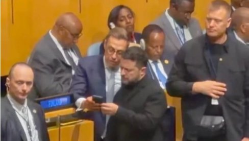 UŽASNE VESTI, ZELENSKI SE HVATA ZA GLAVU: Stub i ukrajinski lider nisu uspeli da sakriju paniku u zgradi UN