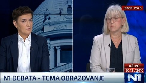 GOSPOĐA STUDENTKINJA ZAMUCKUJE, DOK BRNABIĆ NJOME BRIŠE POD: Studentska lista pokazala što Srdanović beži od Vučića (VIDEO)