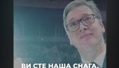 VUČIĆ POSLAO SNAŽNU PORUKU NARODU: Nema povlačenja! Nema odustajanja! Do konačne pobede – za Srbiju! (VIDEO)
