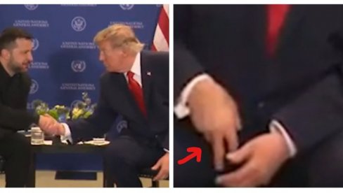 SIGNAL NAKON RUKOVANJA SA ZELENSKIM MALO KOME ZAPAO ZA OKO: Tramp pokazao V, a evo šta to znači (VIDEO)