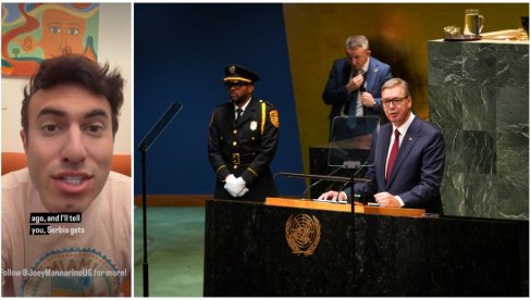SVIĐA MI SE OVAJ VUČIĆ. ON JE PRISTOJAN, PRAVI ČOVEK Američki influenser oduševljen govorom presednika Srbije (VIDEO)