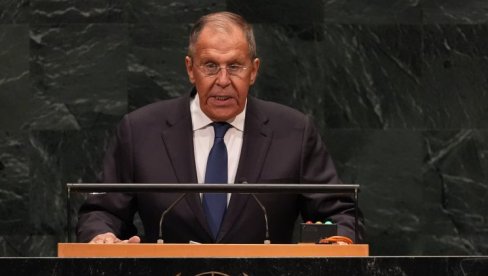 LAVROV O DUPLIM STANDARDIMA ZAPADA: Traže od Srbije da se odrekne KiM i svoje istorije, a ugrožavaju živote milijarde ljudi