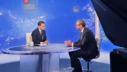 VUČIĆ NA SI-EN-ENU: Predsednik u emisiji Fareed Zakaria GPS u 16 časova