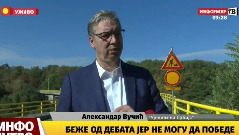 VUČIĆ O SPOLJNOJ POLITICI BLOKADERA: Neće da pruže odgovor i da se izjasne, beže od toga, sve im je eh, uh i ih