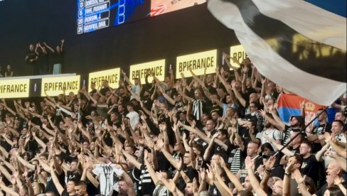 NAVIJANJE KAO U BEOGRADU: Partizan ima veliku podršku u Parizu (VIDEO)