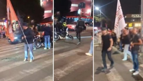 PETNAESTAK BLOKADERA URLA USRED USTANIČKE: Napali nedužnog čoveka, glavu samo što mu ne otkinuše