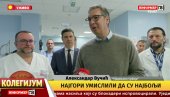 SAČUVAJ BOŽE OD TAKVE POLITIKE! Vučić obišao povređenog Stojanovića u Nišu i poručio: Neko mora biti razuman i sačuvati mir