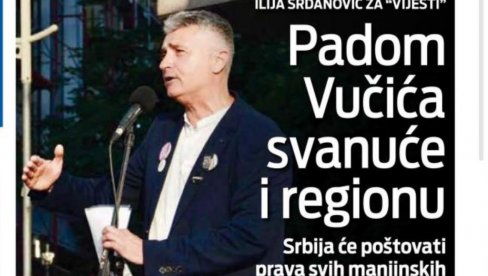 PAJTIĆEV SRDANOVIĆ IZ PODGORICE UDARIO NA SRBIJU: Blokaderski vođa priželjkuje pad Vučića, pa svanuće regionu
