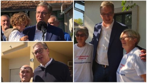 OGLASIO SE VUČIĆ: Najlepši deo svakog dana su susreti sa ljudima i osmesi koji ostaju (VIDEO)