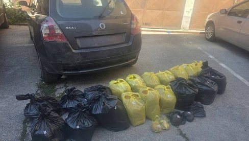 SPREČENO KRIJUMČARENJE AKCIZNIH PROIZVODA: Zaplenjeno 8.600 cigareta i 116 kilograma rezanog duvana