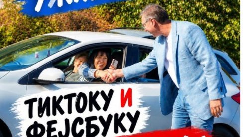 TAČNO U 16 ČASOVA Vučić se obraća na Fejsbuku i TikToku: Otkriću vam i ime specijalnog gosta na skupu u Areni