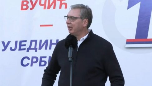 ВУЧИЋ НАСТАВЉА БИТКУ ЗА СРБИЈУ Из Алексинца послао моћне поруке: Победићемо их оловком, на најчистији и најлепши начин