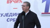 VUČIĆ NASTAVLJA BITKU ZA SRBIJU: Sa narodom u Aleksincu - ori se Aco, Srbine