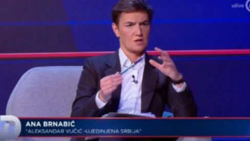 BESRAMNE LAŽI FDU! Brnabić: Reaguju kad Aleksandar Vučić izjavi ono što svi vide