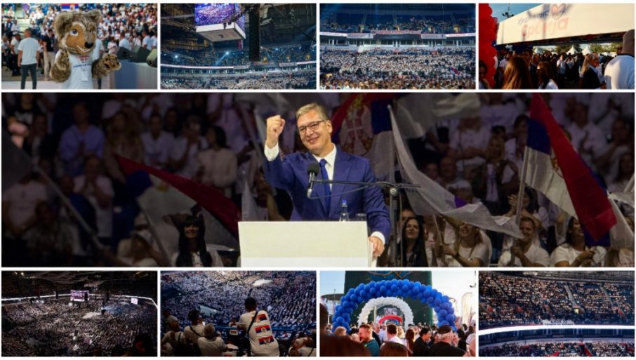VELIKI SKUP LISTE ALEKSANDAR VUČIĆ - UJEDINJENA SRBIJA: Vučić poslao jasnu poruku: Nemamo ni sekund za odmor (FOTO/VIDEO)